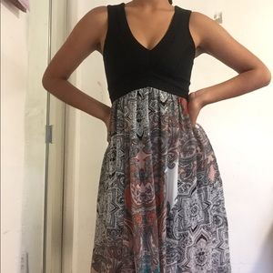 Beautiful Pattern Maxi Dress